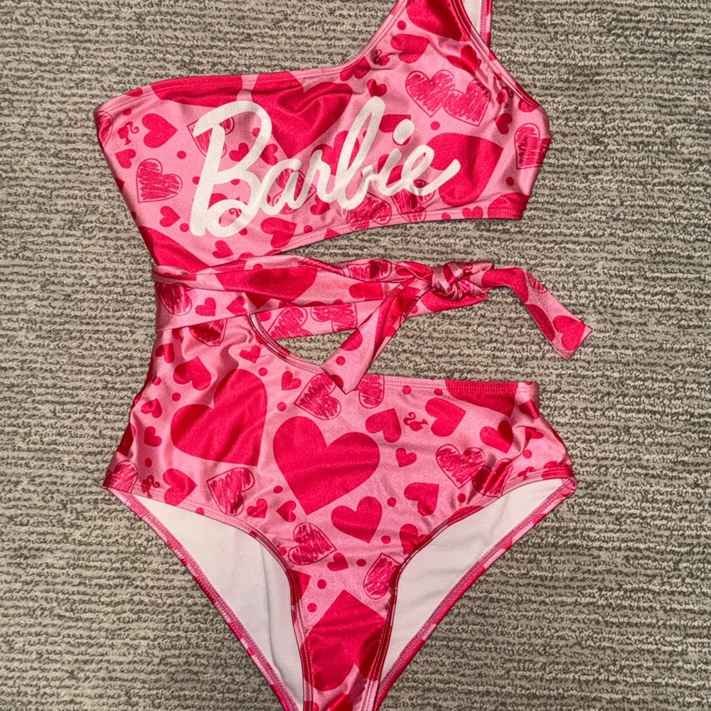 Barbie Pink One Piece Swimsuit